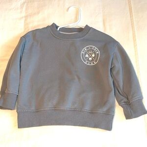 Baby barn grey crew club sweatshirt size 18-24 months